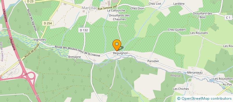 localisation de l'entreprise MONSIEUR STEPHANE CHEVREUX  VAL-DE-LIVENNE