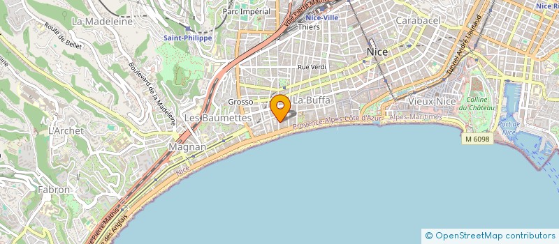 localisation de l'entreprise MONSIEUR STEPHANE CHILO à NICE