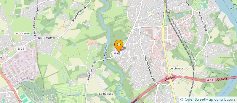 localisation de l'entreprise MONSIEUR STEPHANE CHIRA  CHAPELLE-SUR-ERDRE (LA)