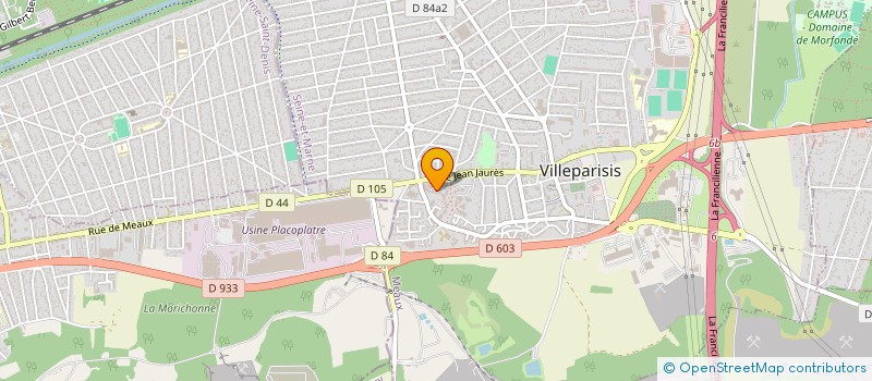 localisation de l'entreprise MONSIEUR STEPHANE CHISSEY à VILLEPARISIS