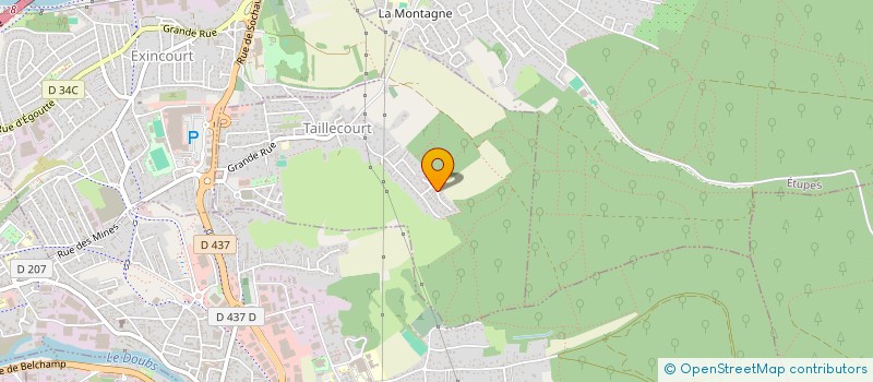 localisation de l'entreprise MONSIEUR STEPHANE CHOLEY  TAILLECOURT