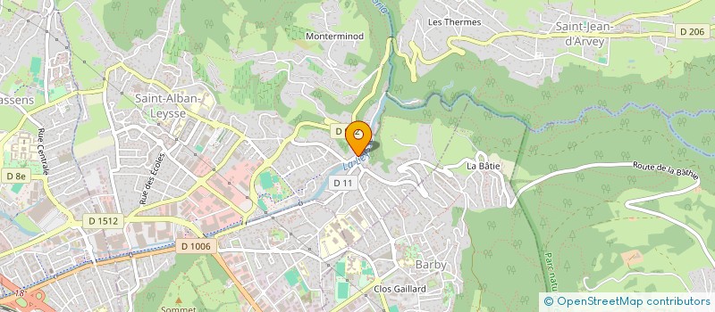 localisation de l'entreprise MONSIEUR STEPHANE CHOLLAT  SAINT-ALBAN-LEYSSE