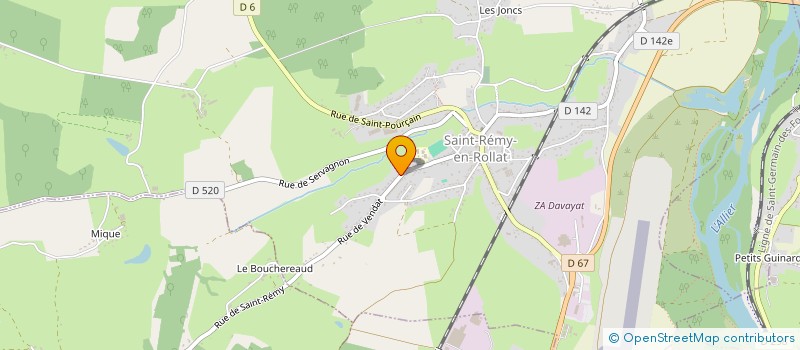 localisation de l'entreprise MONSIEUR STEPHANE CHONIER à SAINT-REMY-EN-ROLLAT
