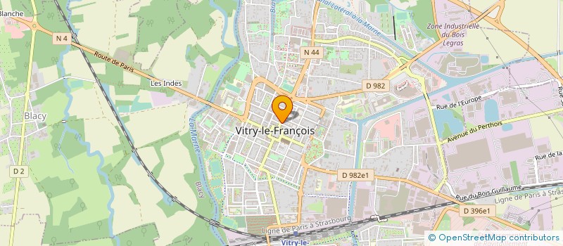 localisation de l'entreprise MONSIEUR STEPHANE CHOULET à VITRY-LE-FRANCOIS