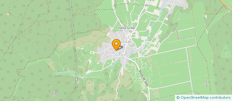 localisation de l'entreprise MONSIEUR STEPHANE CHRISTOL  LIRAC