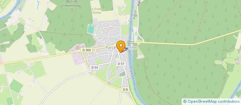 localisation de l'entreprise MONSIEUR STEPHANE CHUREAU  PARCE-SUR-SARTHE