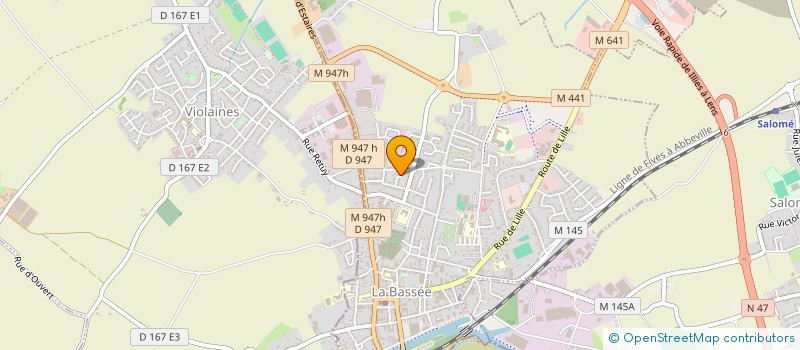 localisation de l'entreprise MONSIEUR STEPHANE CICHOCKI  LA BASSEE