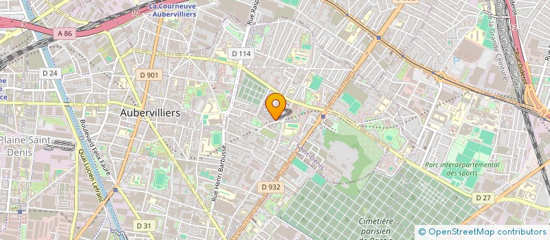 localisation de l'entreprise MONSIEUR STEPHANE CIMBAULT à AUBERVILLIERS