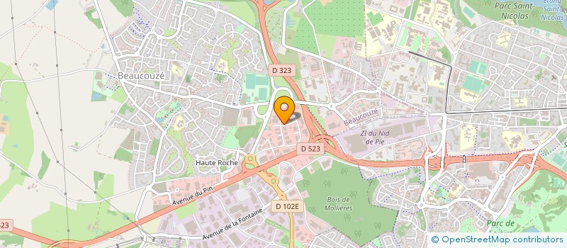 localisation de l'entreprise MONSIEUR STEPHANE CIMIER à BEAUCOUZE