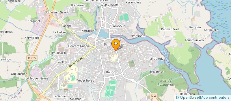 localisation de l'entreprise MONSIEUR STEPHANE CITHAREL  PONT-L'ABBE