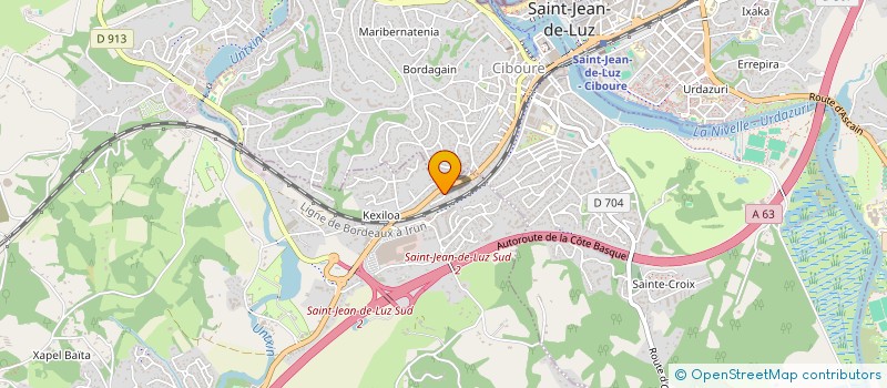 localisation de l'entreprise MONSIEUR STEPHANE CIVIDINI à URRUGNE