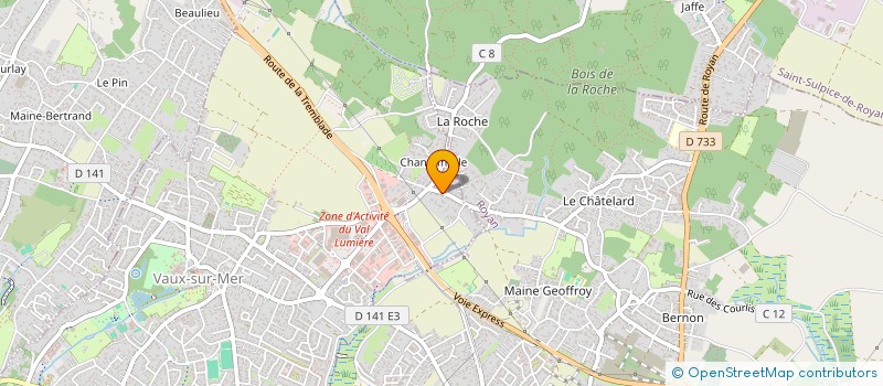localisation de l'entreprise MONSIEUR STEPHANE CLAIR à VAUX-SUR-MER