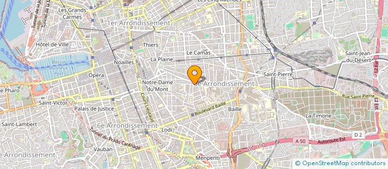 localisation de l'entreprise MONSIEUR STEPHANE CLAIR à MARSEILLE