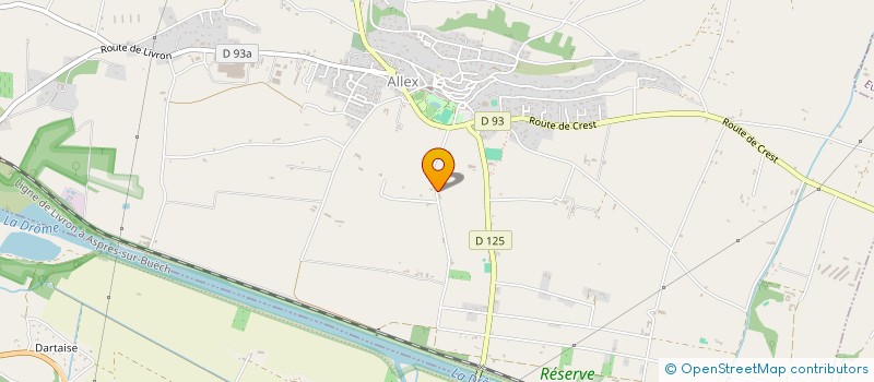 localisation de l'entreprise MONSIEUR STEPHANE CLAUZONNIER  ALLEX