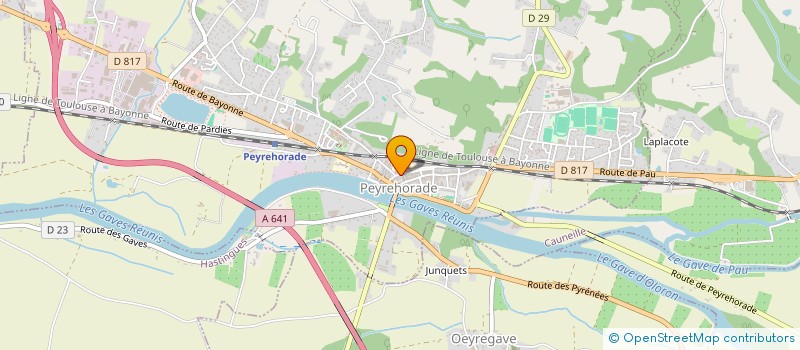 localisation de l'entreprise MONSIEUR STEPHANE CLAVERIE  PEYREHORADE