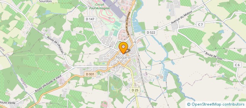 localisation de l'entreprise MONSIEUR STEPHANE CLAVERIE  LUPPE-VIOLLES