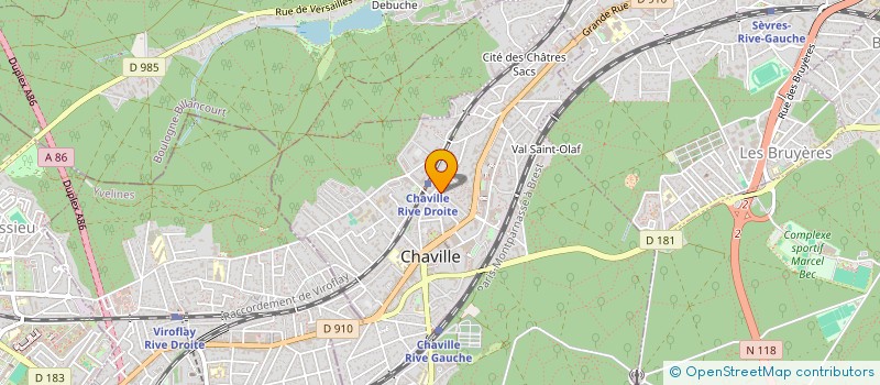 localisation de l'entreprise MONSIEUR STEPHANE CLEMENT à CHAVILLE