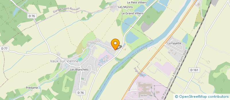 localisation de l'entreprise MONSIEUR STEPHANE CLEMENT  VAUX-SUR-VIENNE