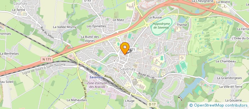 localisation de l'entreprise MONSIEUR STEPHANE CLEMOT  SAVENAY