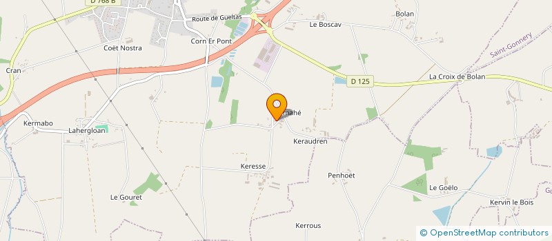 localisation de l'entreprise MONSIEUR STEPHANE CLERICI  SAINT-GERAND-CROIXANVEC