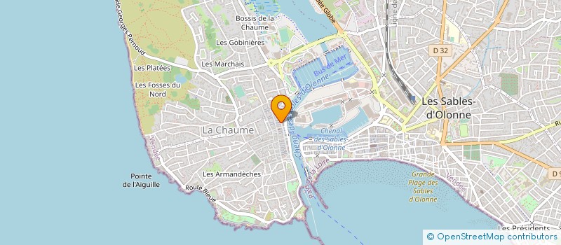 localisation de l'entreprise MONSIEUR STEPHANE CLERO à LES SABLES D'OLONNE