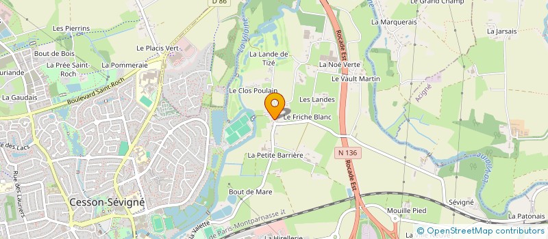 localisation de l'entreprise MONSIEUR STEPHANE CLOAREC  CESSON-SEVIGNE