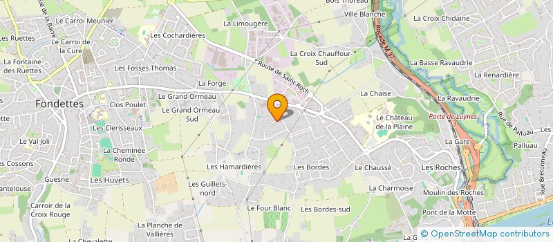 localisation de l'entreprise MONSIEUR STEPHANE COCHE-HOLIN  FONDETTES