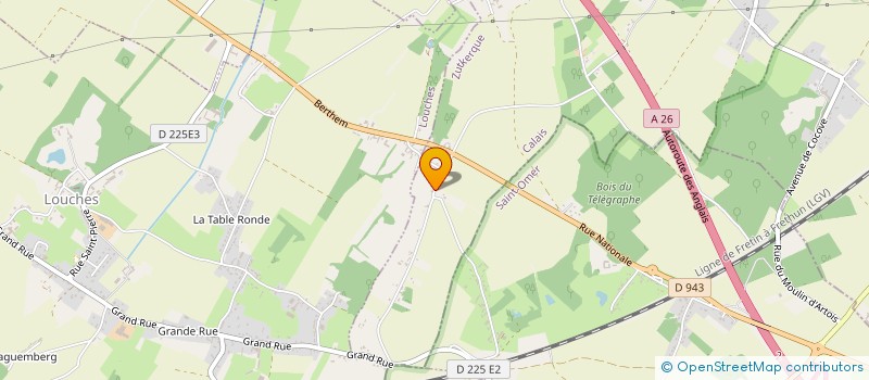 localisation de l'entreprise MONSIEUR STEPHANE CODEVELLE  ZUTKERQUE