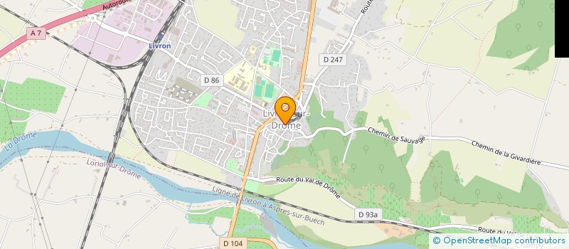 localisation de l'entreprise MONSIEUR STEPHANE COELHO  LIVRON-SUR-DROME