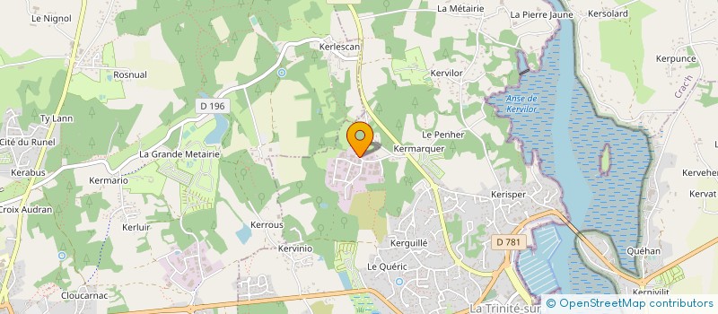 localisation de l'entreprise MONSIEUR STEPHANE COGAN  LA TRINITE-SUR-MER