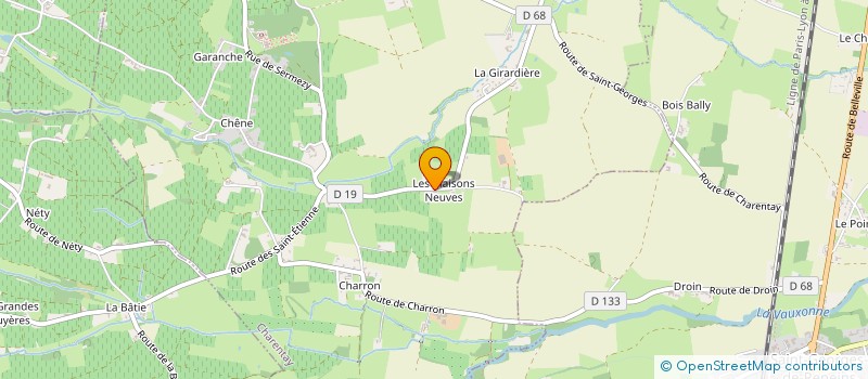 localisation de l'entreprise MONSIEUR STEPHANE COGNAT  CHARENTAY