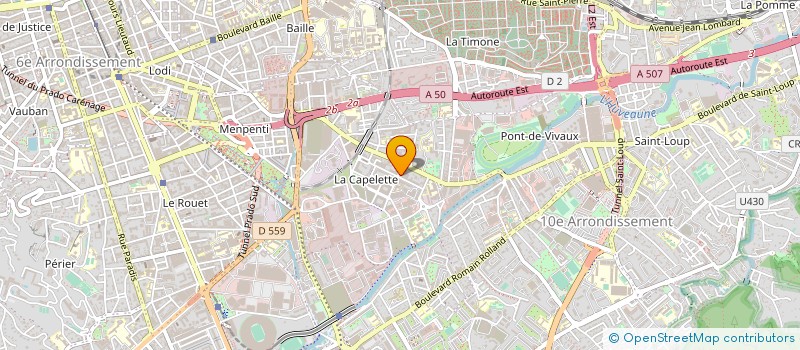 localisation de l'entreprise MONSIEUR STEPHANE COLETTO à MARSEILLE