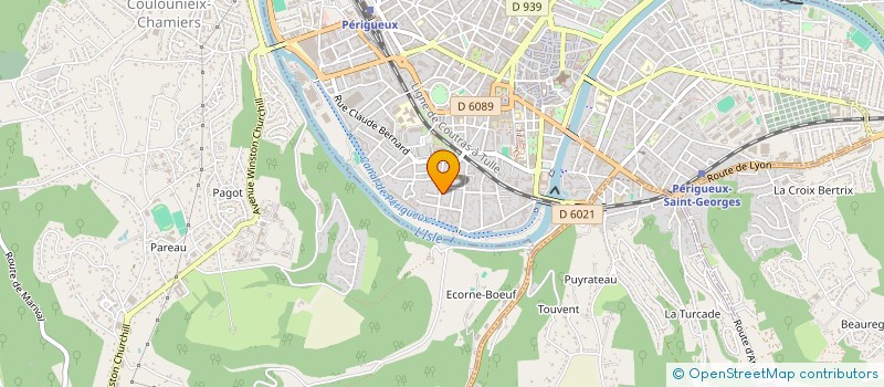 localisation de l'entreprise MONSIEUR STEPHANE COLIN à PERIGUEUX