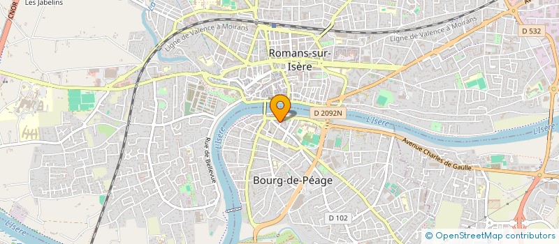 localisation de l'entreprise MONSIEUR STEPHANE COLLANGE à BOURG-DE-PEAGE