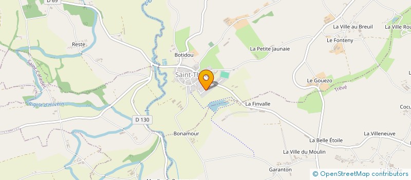 localisation de l'entreprise MONSIEUR STEPHANE COLLET  SAINT-THELO