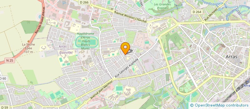 localisation de l'entreprise MONSIEUR STEPHANE COLLET à ARRAS