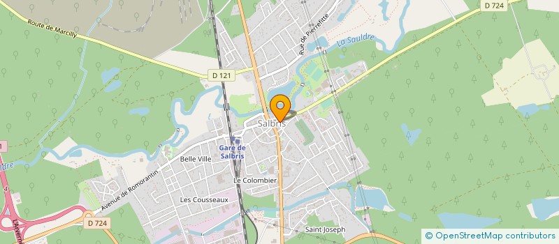 localisation de l'entreprise MONSIEUR STEPHANE COLLIN  SALBRIS