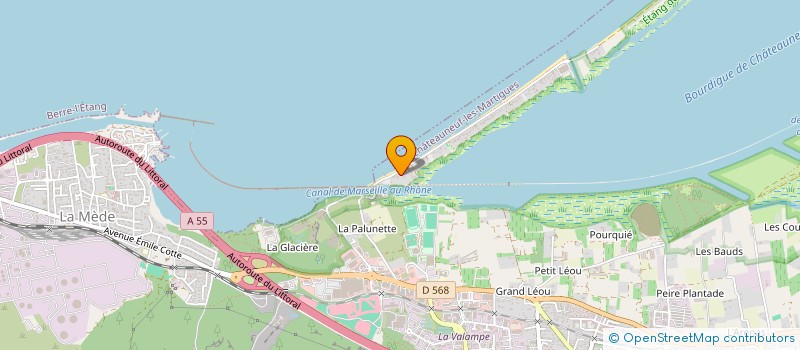 localisation de l'entreprise MONSIEUR STEPHANE COLLURA  CHATEAUNEUF-LES-MARTIGUES