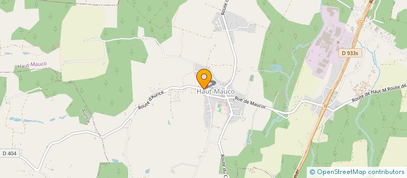 localisation de l'entreprise MONSIEUR STEPHANE COLOMBET  HAUT-MAUCO