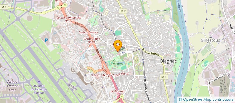 localisation de l'entreprise MONSIEUR STEPHANE COLOMBIER  BLAGNAC