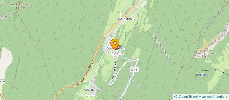 localisation de l'entreprise MONSIEUR STEPHANE COMBAZ  SAINT-JEAN-DE-COUZ