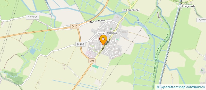 localisation de l'entreprise MONSIEUR STEPHANE COMBEAU  VILLEDOUX