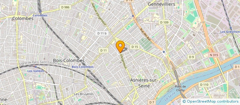 localisation de l'entreprise MONSIEUR STEPHANE COMPAORE  ASNIERES-SUR-SEINE