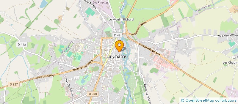 localisation de l'entreprise MONSIEUR STEPHANE CONTARIN à LA CHATRE
