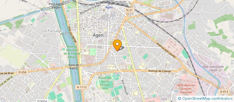 localisation de l'entreprise MONSIEUR STEPHANE CORADI  AGEN