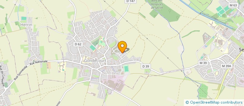 localisation de l'entreprise MONSIEUR STEPHANE CORIDON  GONDECOURT