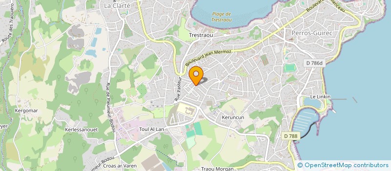 localisation de l'entreprise MONSIEUR STEPHANE CORNEE  PERROS-GUIREC