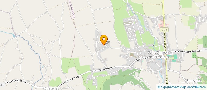 localisation de l'entreprise MONSIEUR STEPHANE CORNU  SAINT-SIMEON-DE-BRESSIEUX
