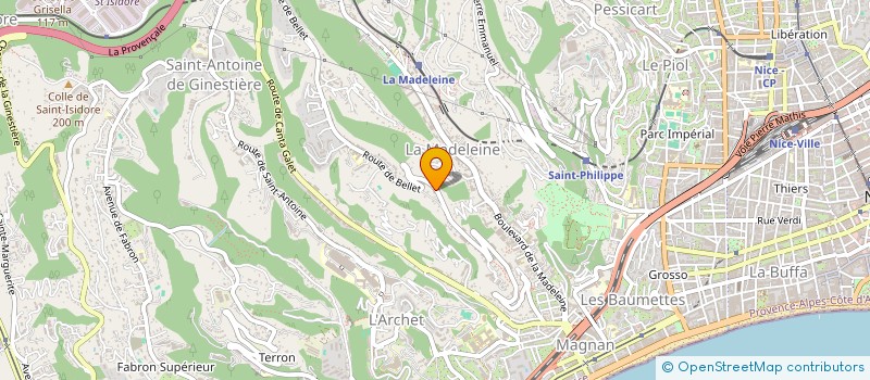 localisation de l'entreprise MONSIEUR STEPHANE CORNUTELLO à NICE
