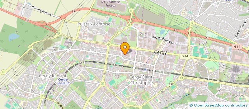 localisation de l'entreprise MONSIEUR STEPHANE COROLLEUR  CERGY